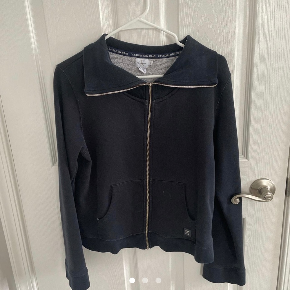 vintage calvin klein zip up